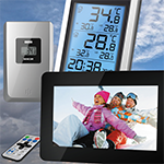 Elektonické fotorámečky a meteostanice