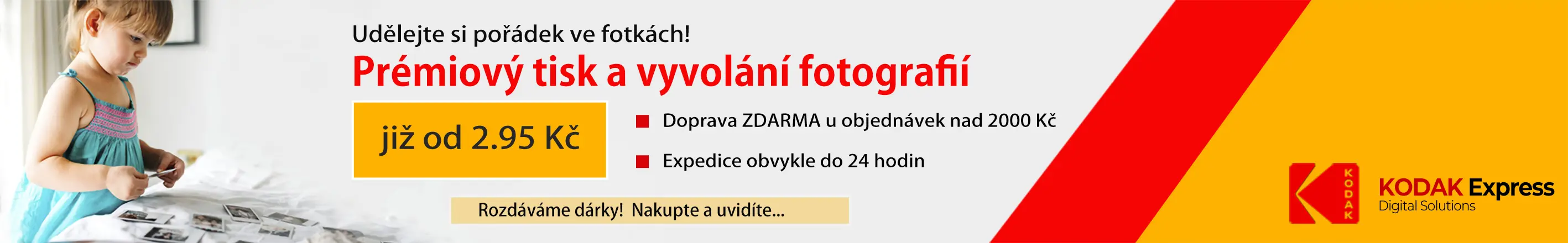 prémiový tisk a vyvolání fotografií
