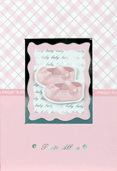 Mini album pro 100 fotek 10x15 Baby steps růžová