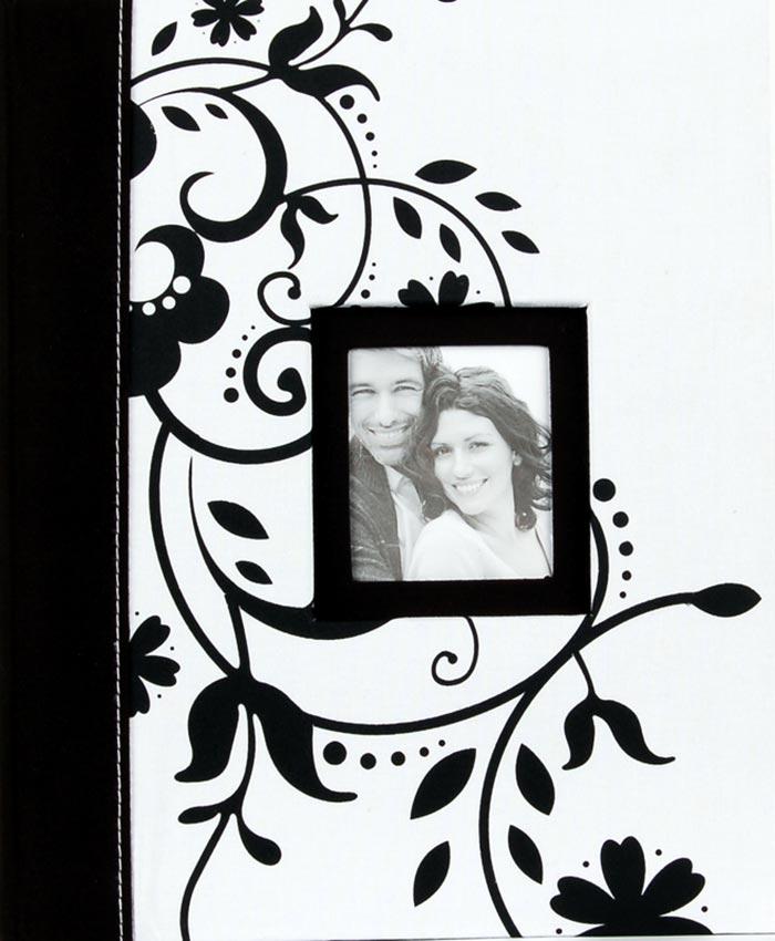 Svatební fotoalbum 20 stran Decorative bílé