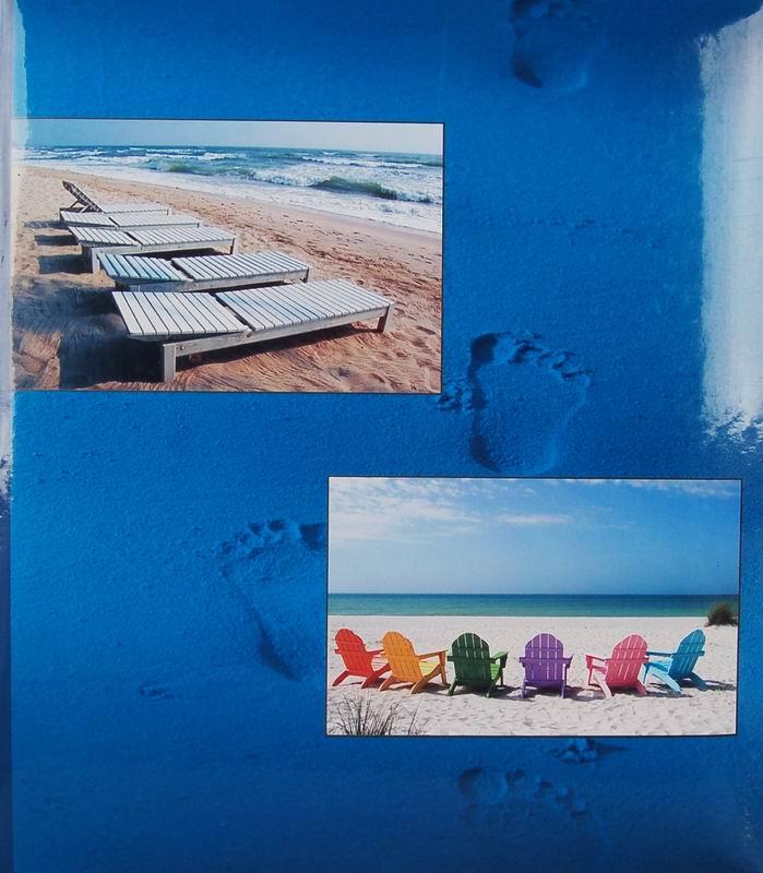 Klasické fotoalbum 80 stran Aryca modrá