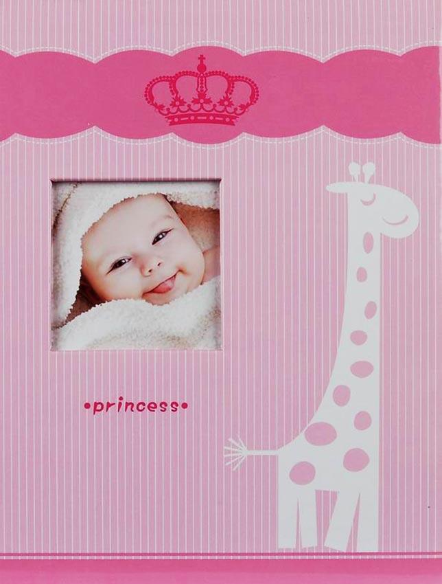 SAMOLEPÍCÍ album 40 stran - Giraffe růžové