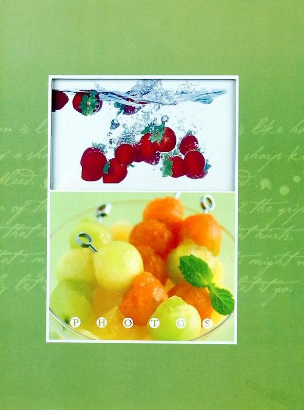 SAMOLEPÍCÍ album 20 stran Fruity zelená