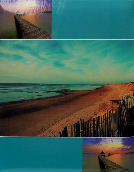 SAMOLEPÍCÍ album 60 stran - Beach tyrkys