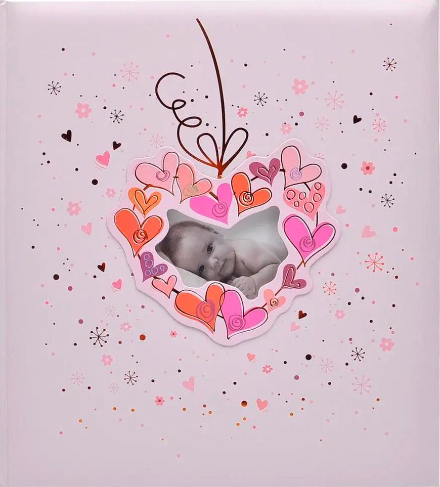 Klasické fotoalbum 60 stran  KPH Baby růžové