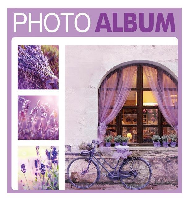Fotoalbum 10x15 pro 500 fotek Terracotta fialové -2.jakost