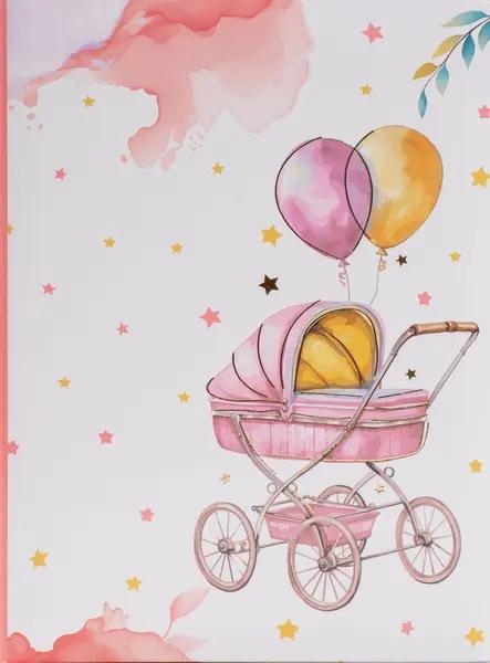 Foto album pro 100 fotek 10x15 Buggy růžové