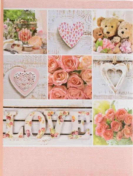 Mini album pro 100 fotek 10x15 Shape 1 losos