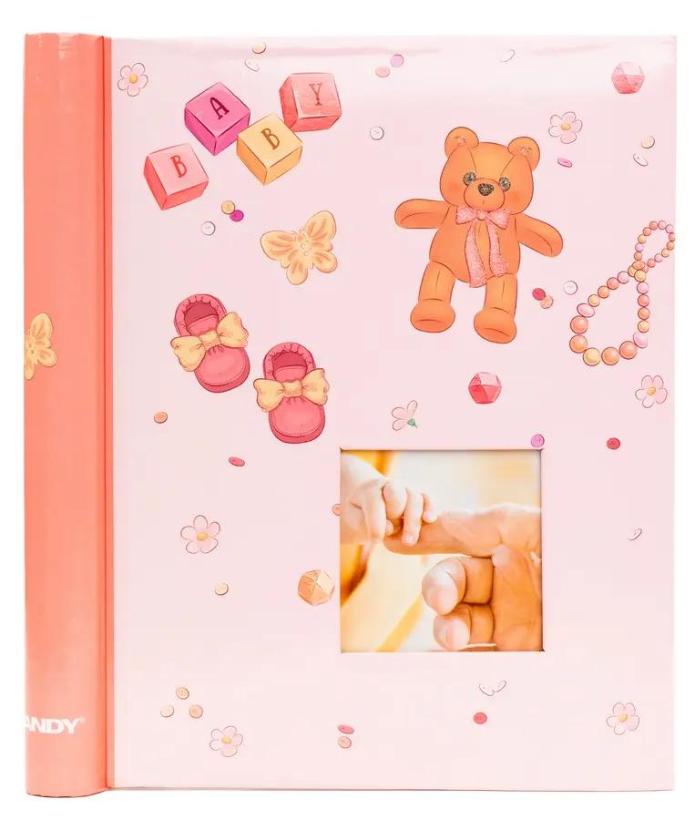 Fandy fotoalbum SAMOLEPÍCÍ 20 stran Fun růžové