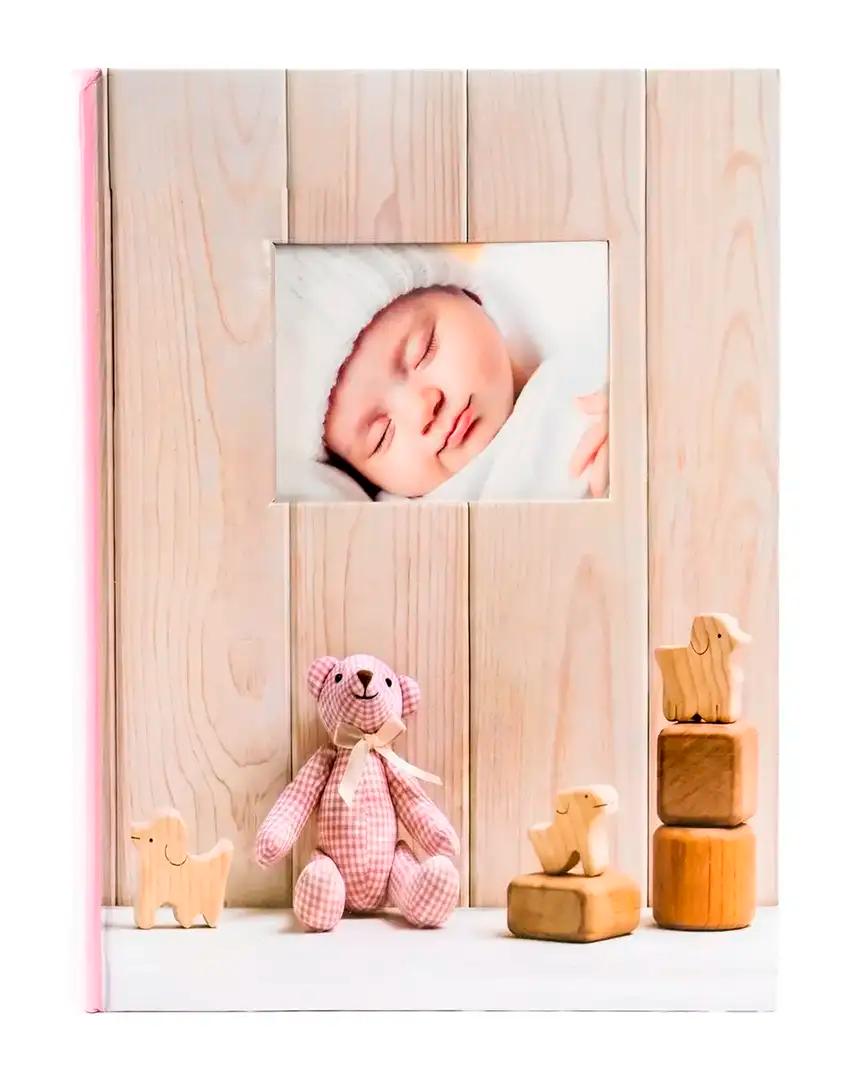 Fotoalbum dětské 10x15 pro 300 fotek 2UP Teddy růřové