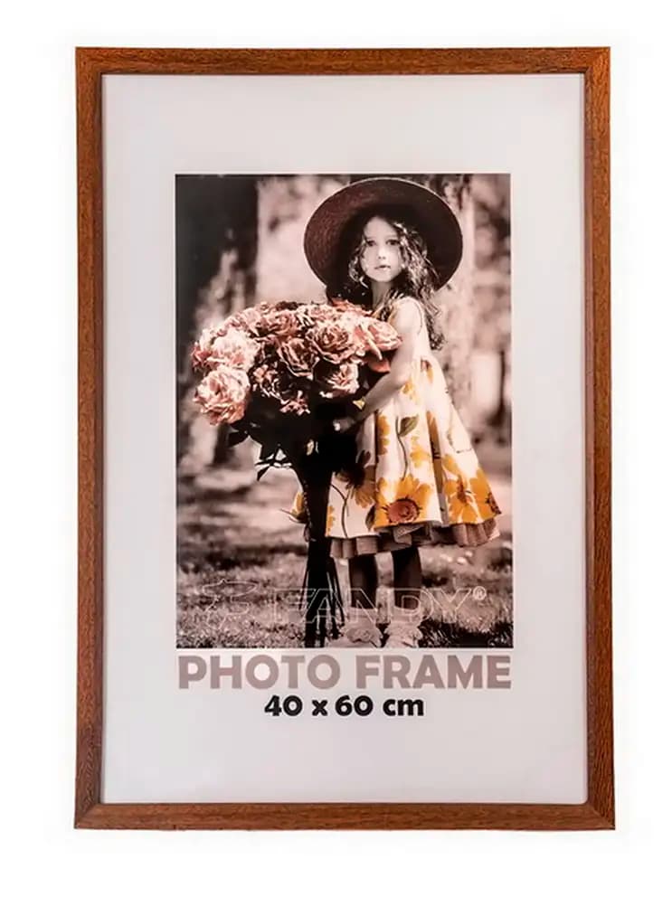 Fotorámeček  40x60 Bevel tmavě hnědý