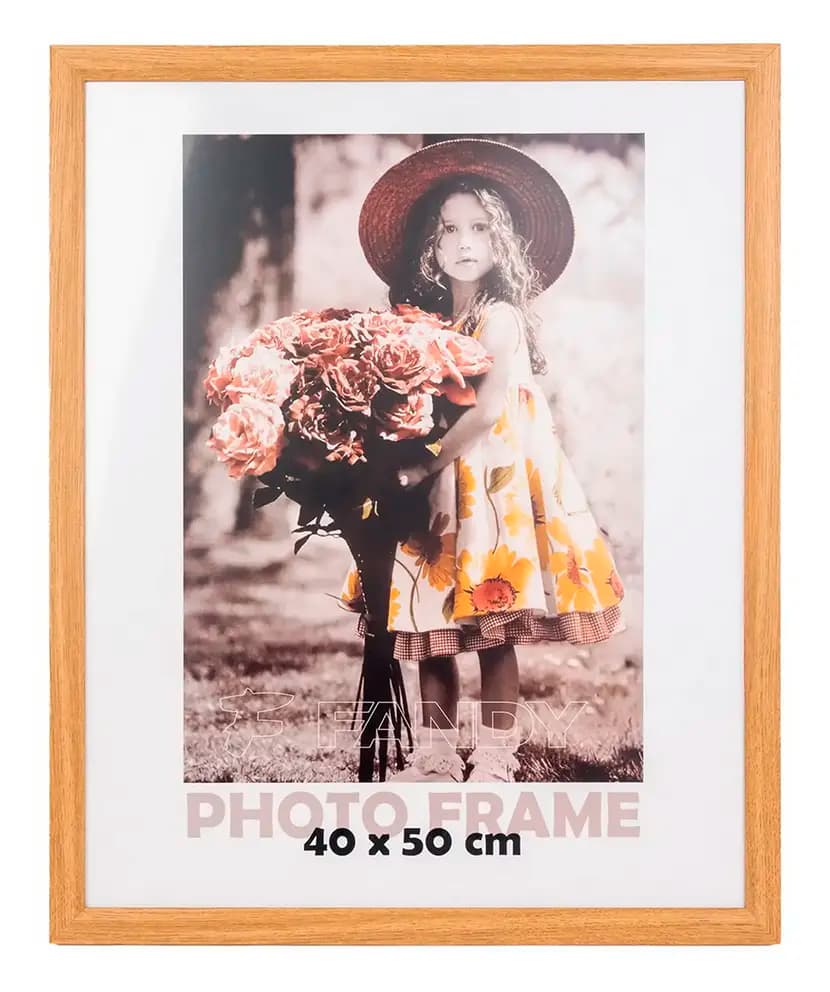 Fotorámeček  40x50 Bevel světle hnědý