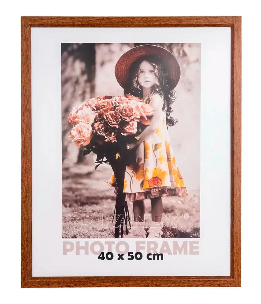 Fotorámeček  40x50 Bevel tmavě hnědý