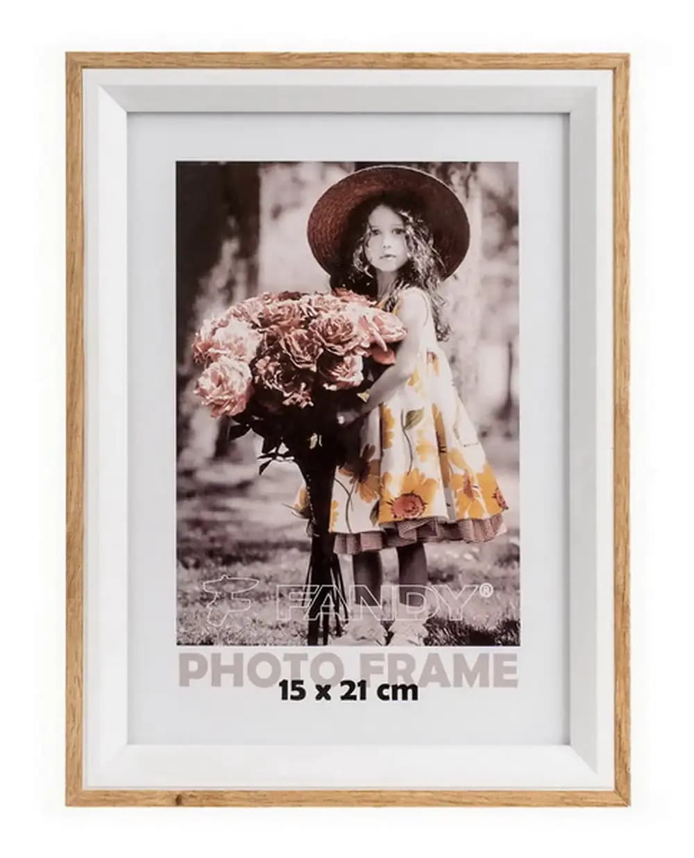 Fotorámeček 15×21 Botany světle hnědý
