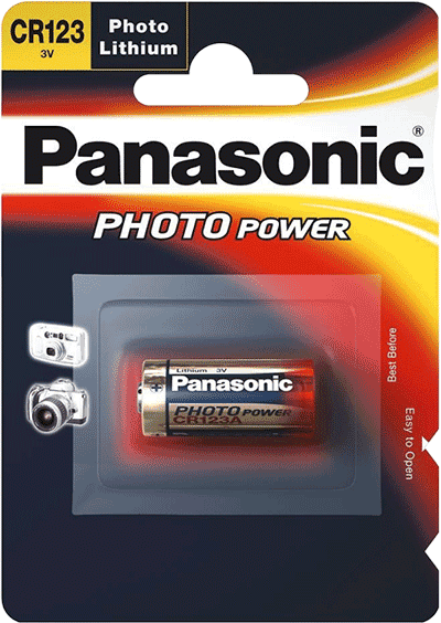 Baterie Panasonic CR-123A 1ks