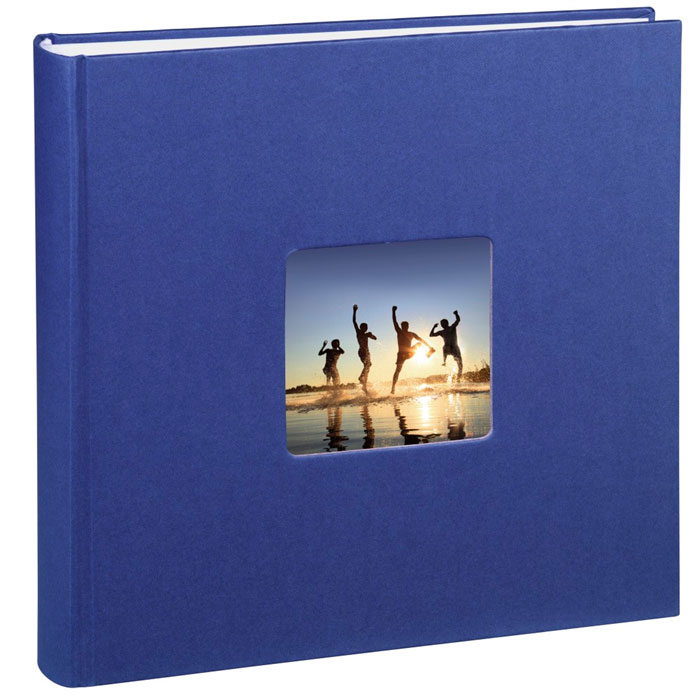 Klasické fotoalbum 100 stran Fine Art JUMBO modré