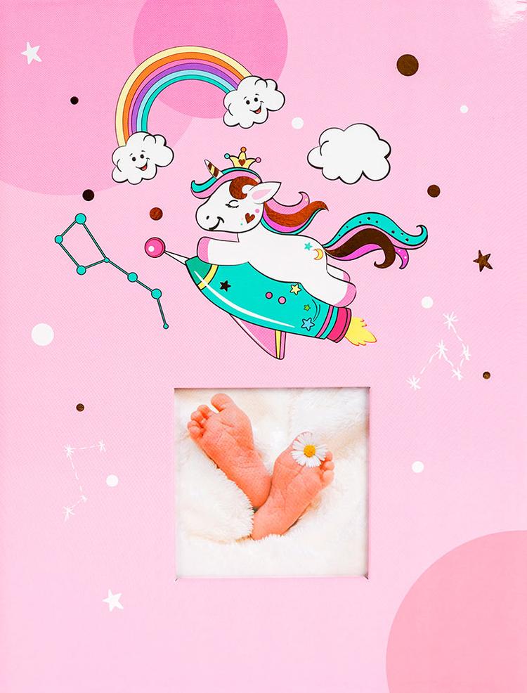 SAMOLEPÍCÍ album 40 stran Universe růžové