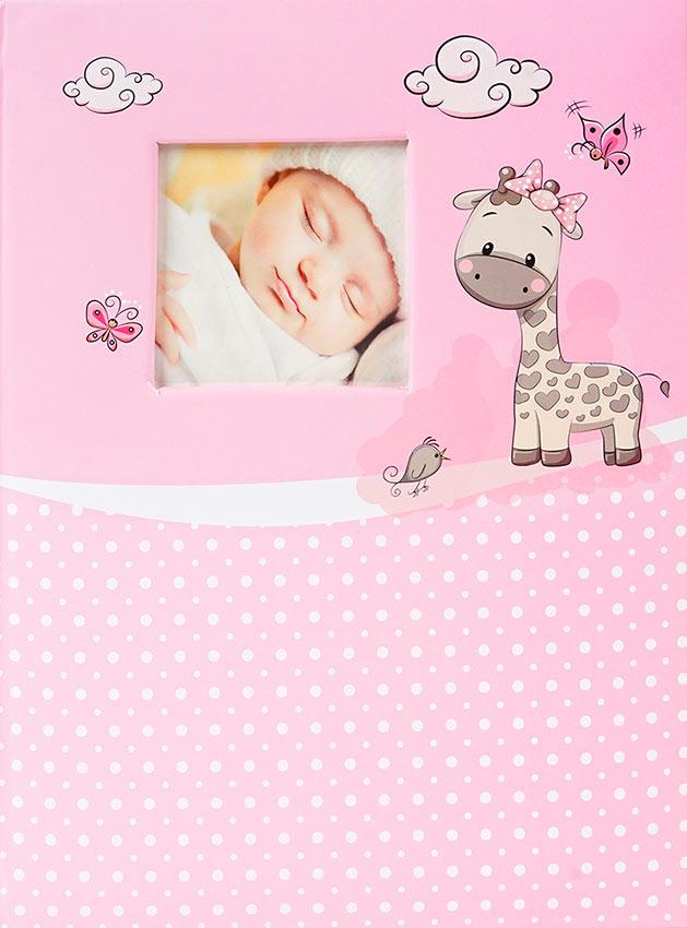 Fotoalbum 9x13 pro 200 fotografií Cloud růžový