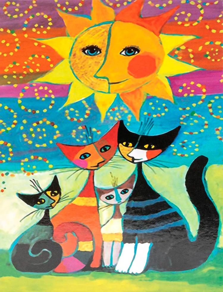 Mini album pro 100 fotek 10x15 Cats Sun