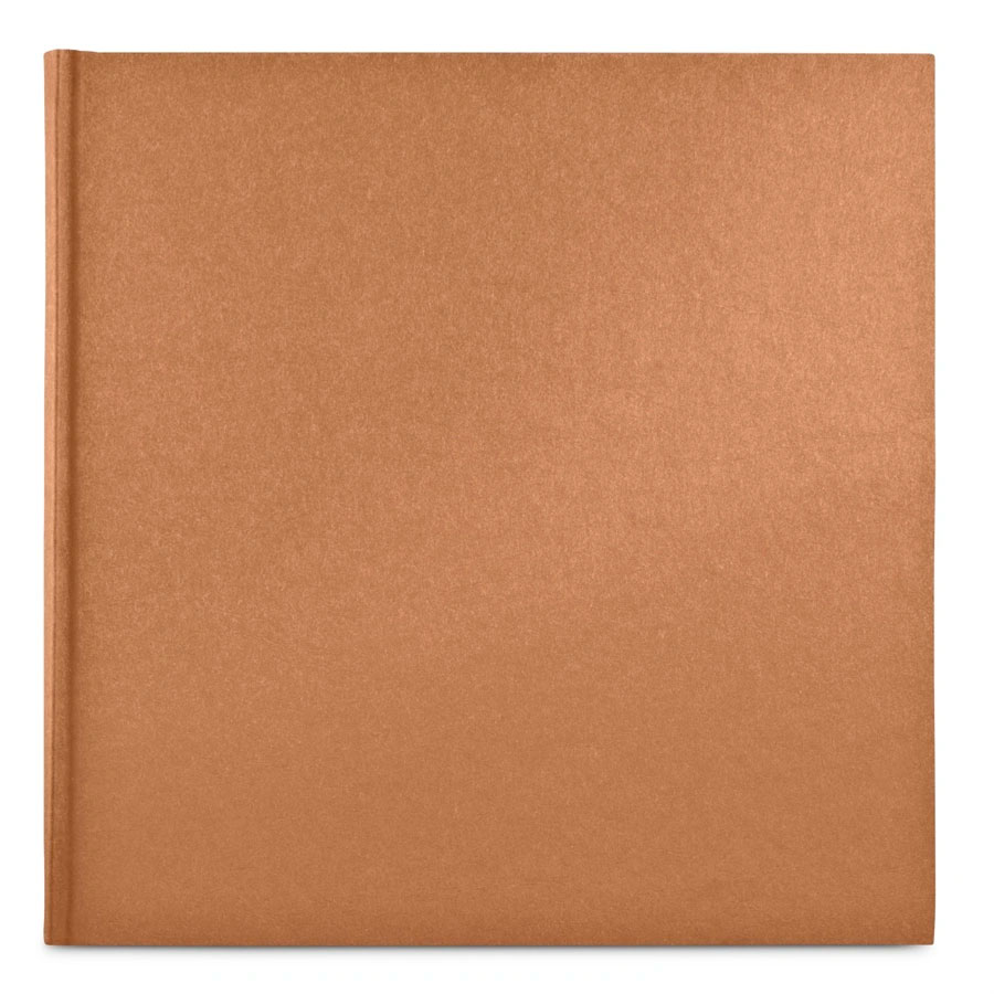 Klasické fotoalbum 80 stran Wrinkled hnědé