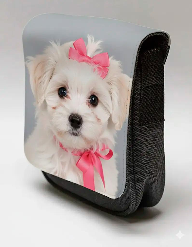 Džínová taška přes rameno s fotografií