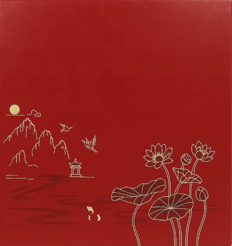 Fotoalbum 10x15 pro 1000 fotek Lotus-red