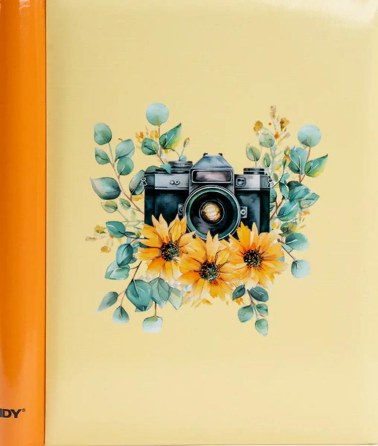 Fandy fotalbum SAMOLEPÍCÍ 40 stran Lens žluté