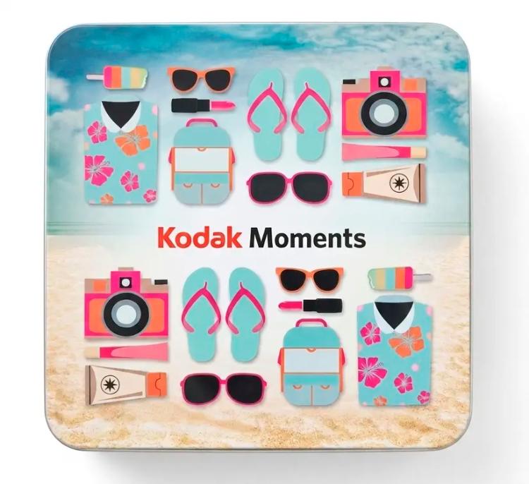Kodak Foto Box – plechová krabička na fotografie