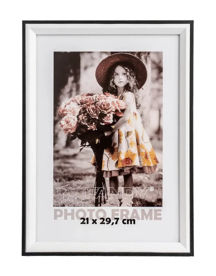 Fotorámeček 21×29,7 Botany černý