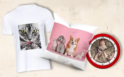 Originální fotodárky s libovolnou fotografií.