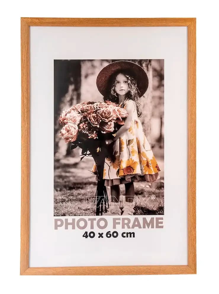 Fotorámeček 40x60 Bevel světle hnědý