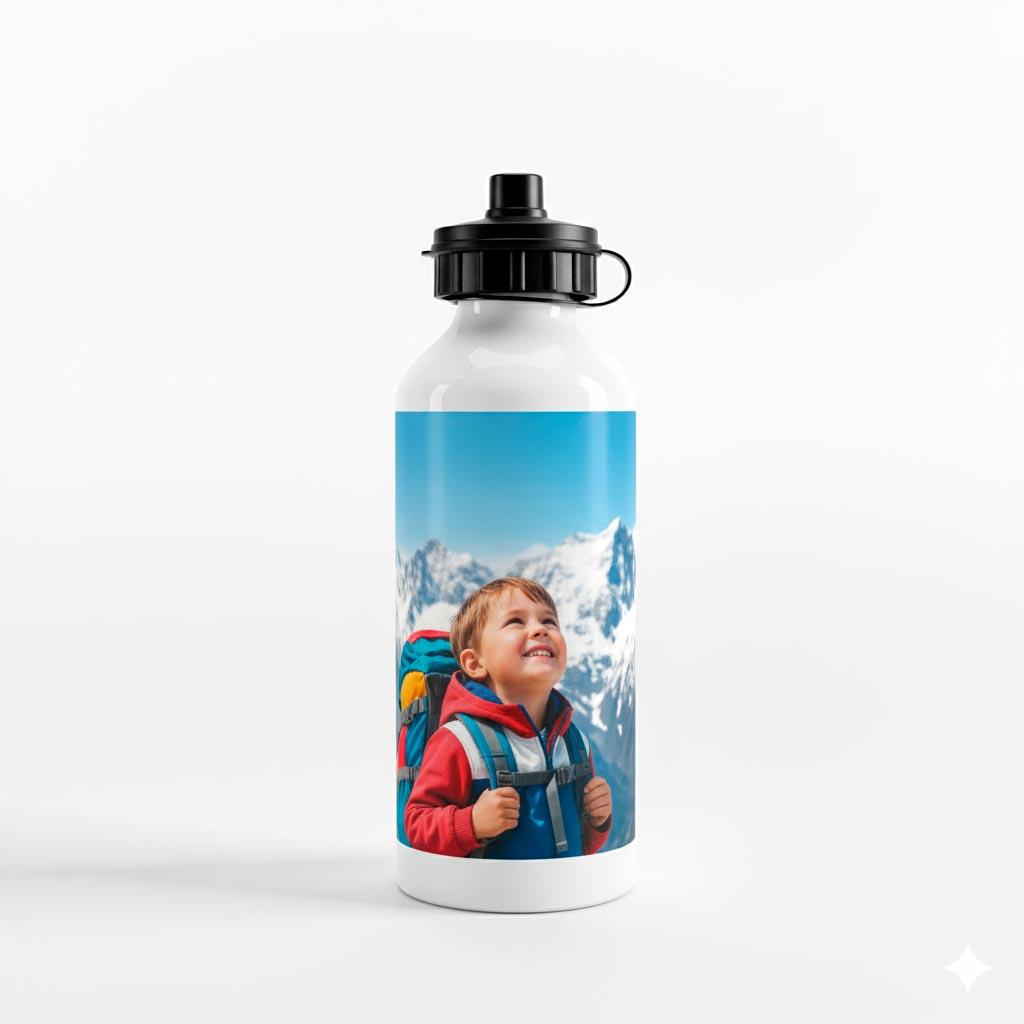 hliníková láhef s fotkou