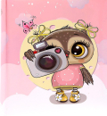 Fotoalbum 10x15 pre 500 fotiek Camera-OWL ružový