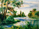 Břeh řeky 30x40 Pierre-Auguste Renoir