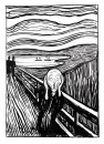 Výkrik 40x55cm - Edvard Munch