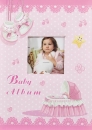 Fotoalbum 9x13 pro 200 fotografií Baby cradle růžový