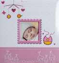 Album dětské 40 stran BIRTH růžové