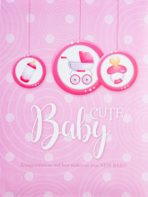 SAMOLEPIACE album 60 strán Baby 3 ružový
