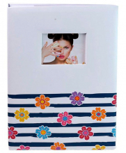 Fotoalbum 10x15 pre 400 fotografií Shining Flowers blue