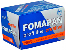 Foma FOMAPAN 200/36 čiernobiely