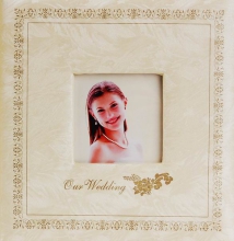 Album pro 200 fotek 10x15Our weding zlatý