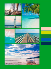 Samolepiace album 20 stráň Cruise zelený