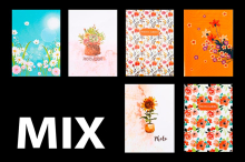 Mini album 10x15 pre 36 fotiek Flower MIX