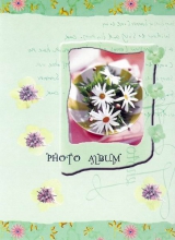 Minialbum 9x13 pre 36 fotiek   Pastel Vase zelený