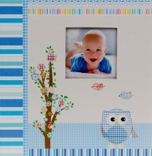 Album pre 200 fotiek 10x15 Owlet modré