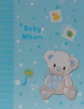 Mini album pre 100 fotiek 10x15 Twinkle modrý