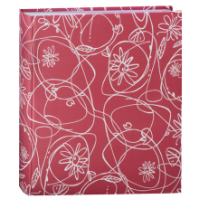 Klasické fotoalbum 100 strán DECORI červený