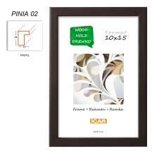 Fotorámik 10x15 PINIA 02 čierny