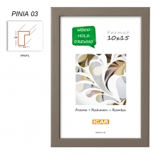 Fotorámeček 15x21 PINIA 03 hnědý