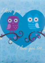 Fotoalbum 10x15 pre 200 fotiek Owl we need modrý